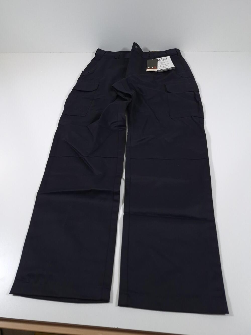 5.11 Tactical Company Cargo Pants Mens 36x36 Fire Navy Workwear Unhemmed EMS
